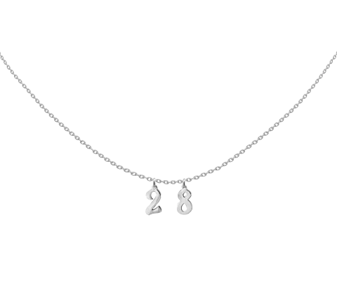 ZILIA Numbers Silver 925 Necklace