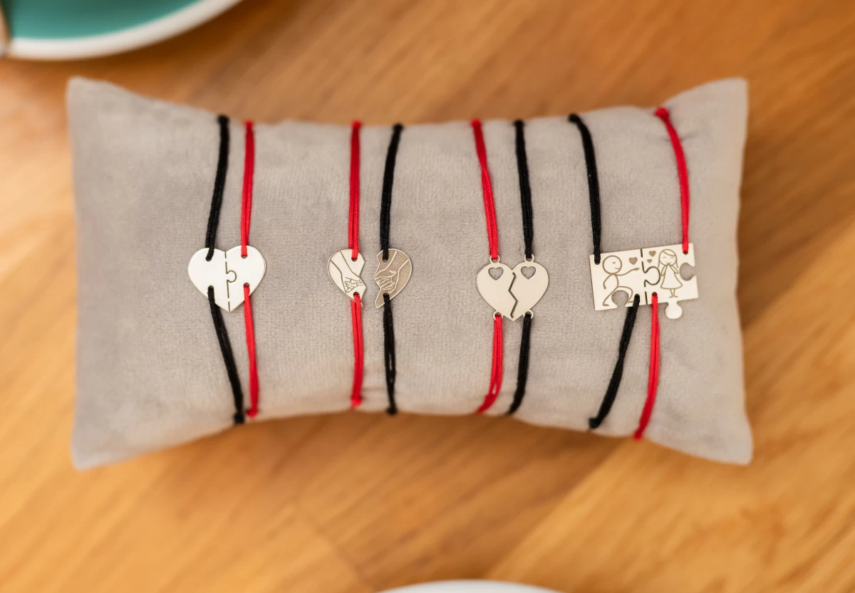 ZILIA Puzzle Couple In Love Gold 14K Bracelet