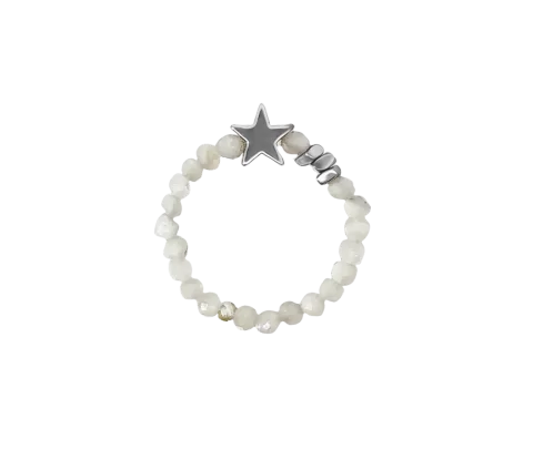 ZILIA Moonstone Star Mineral Ring