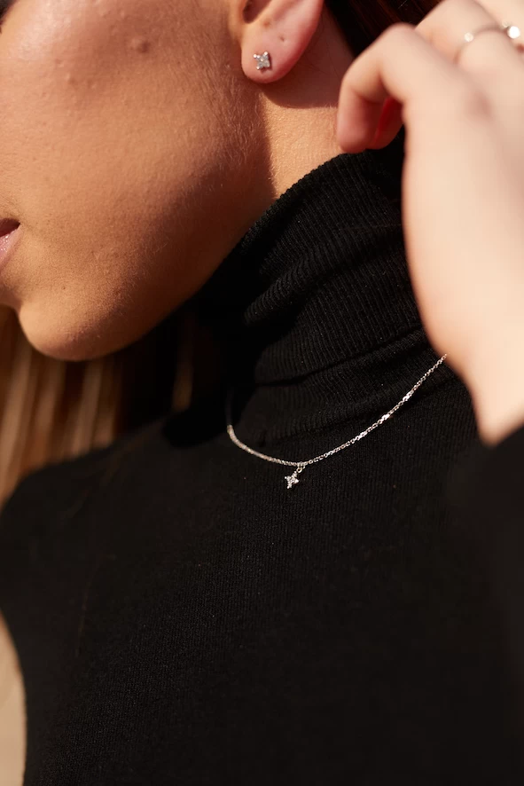 ZILIA Chloee Sparc Star Silver 925 Necklace