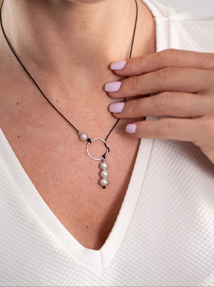 ZILIA Loop Silver 925 Thread Necklace