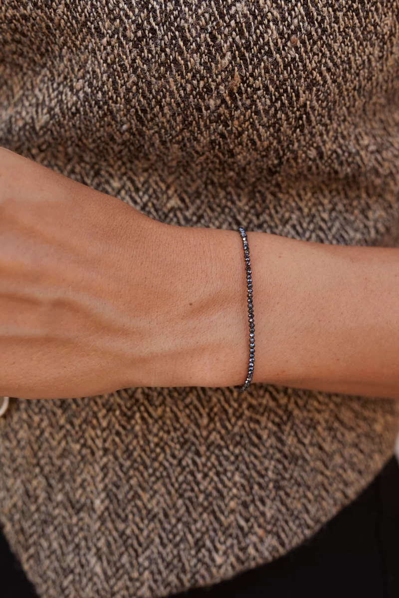 ZILIA Rayfield Black Diamonds Silver 925 Bracelet