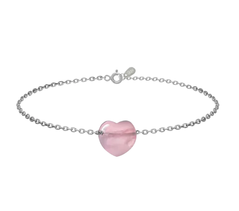 ZILIA Rose Quartz Silver 925 Bracelet