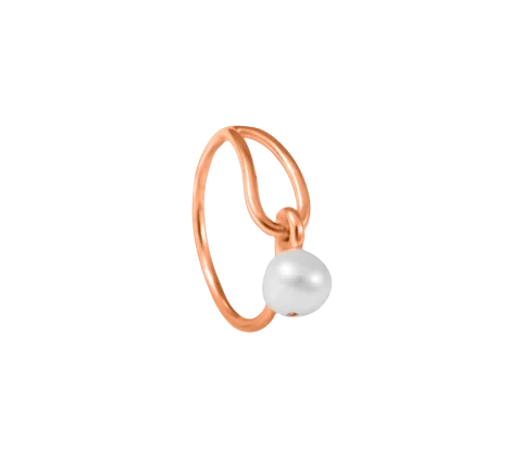 ZILIA Pearl Drop Gold 14k Ring