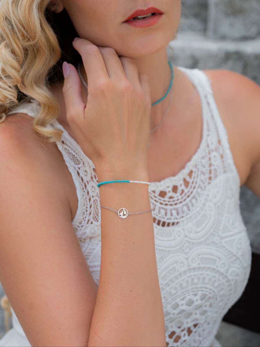 ZILIA Turquoise Mist Silver 925 Bracelet