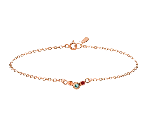 ZILIA Chloee 3 Curve Gold 14K Bracelet