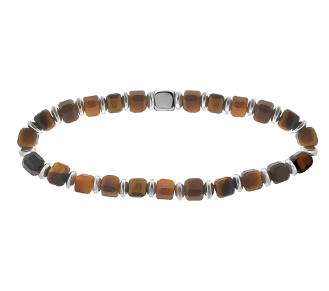 ZILIA Apollo Tiger’s Eye Men Mineral Bracelet