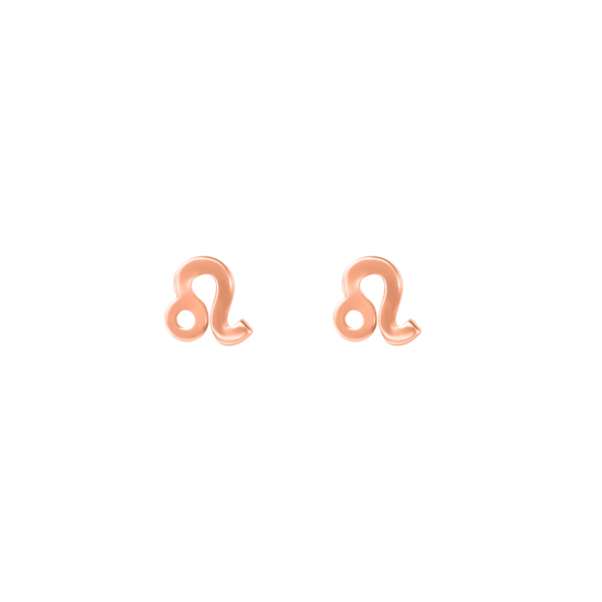 Horoscope Rose Gold 14k Earrings