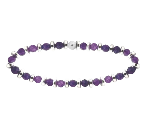 ZILIA Leyla Amethyst Silver 925 Bracelet