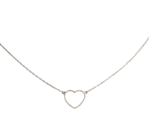 ZILIA Contour Heart Silver 925 Necklace