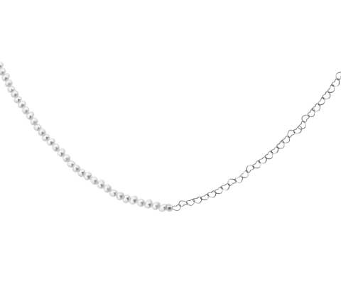 ZILIA Saona Heart Pearl Silver 925 Necklace