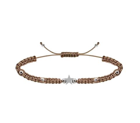 ZILIA Macrame Star Silver 925 Bracelet