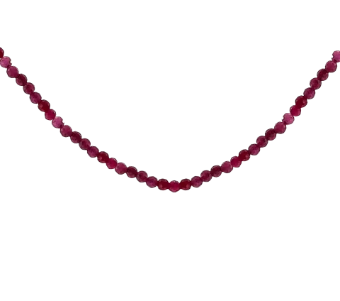 ZILIA Rayfield Ruby Silver 925 Necklace