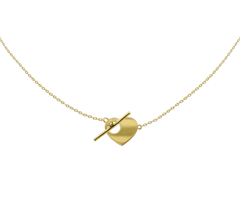 ZILIA Léa Heart Gold 14K Necklace