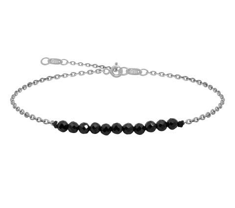 ZILIA Spinel Silver 925 Anklet