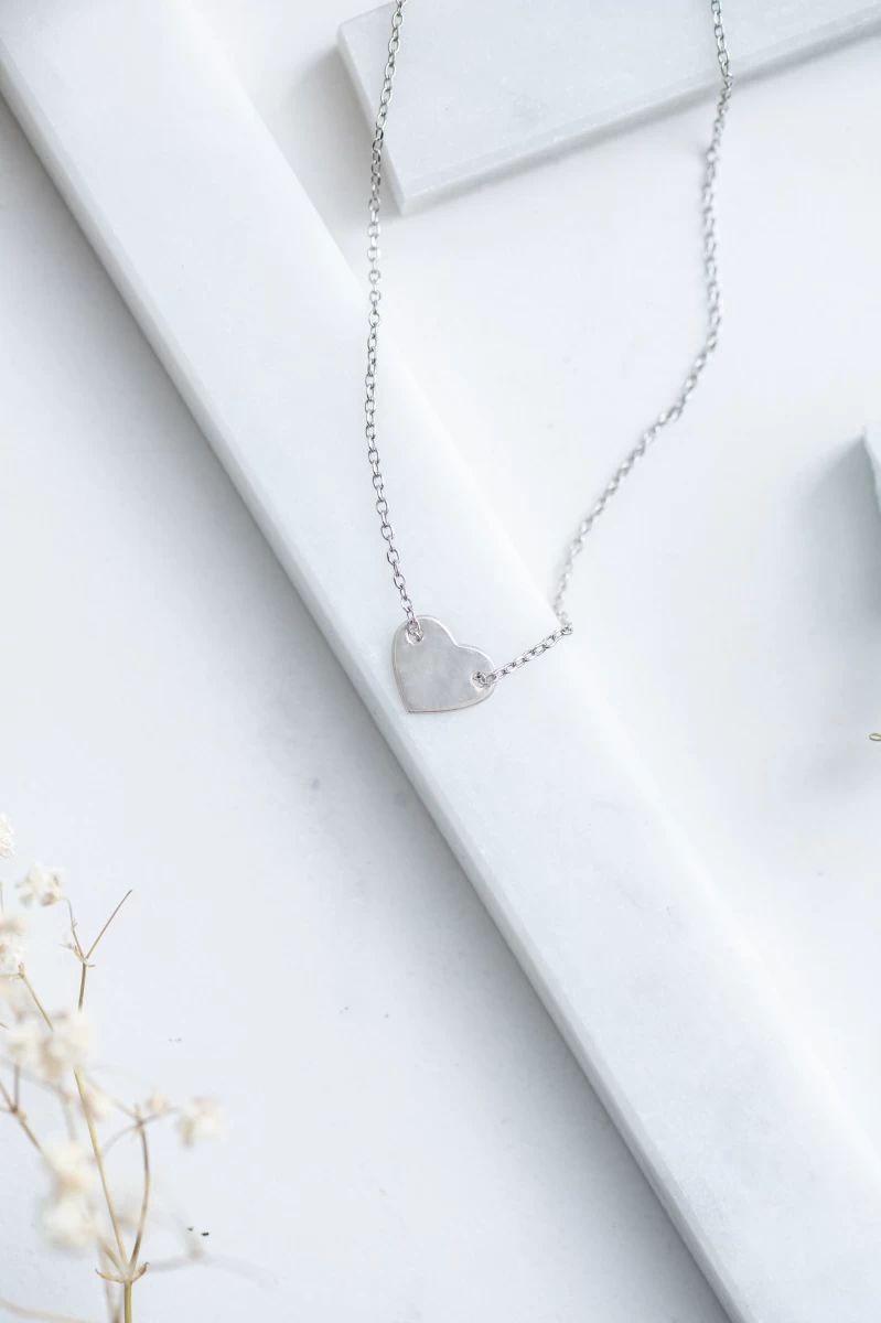 Heart Silver Necklace