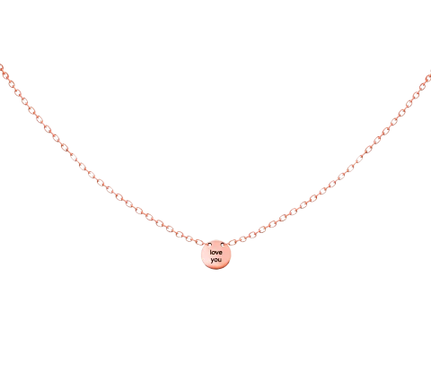 Zilia Love You Gold 14K Necklace