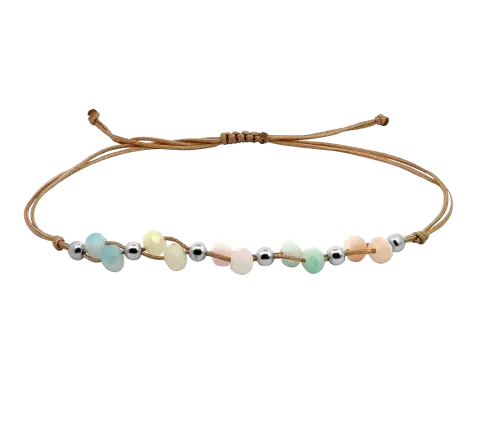 ZILIA Macrame Candy Silver 925 Bracelet