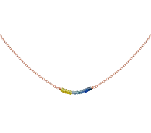 ZILIA Rayfield Sapphire Gold 14K Necklace