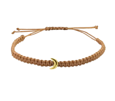 ZILIA Macrame Moon Silver 925 Bracelet