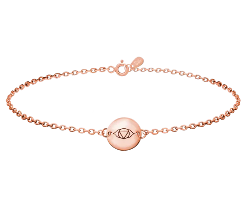 Zilia Third Eye Chakra Rose Gold 14K Bracelet
