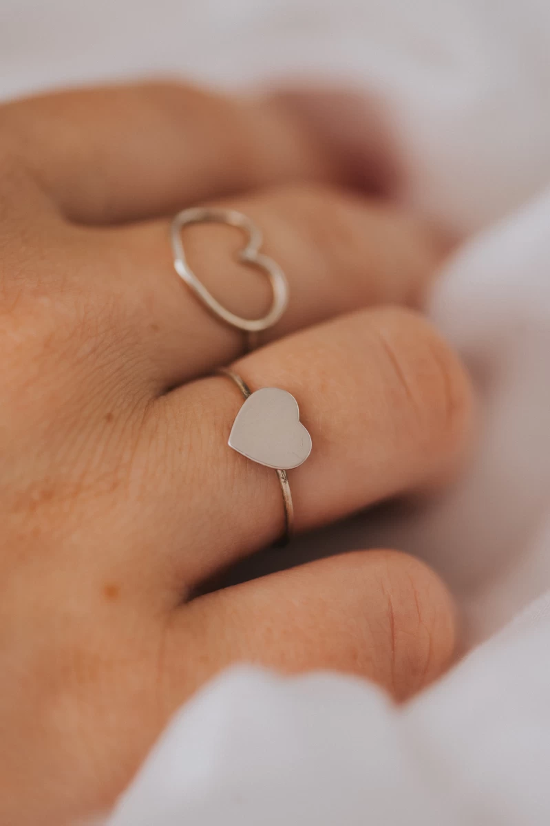 Heart Silver Ring