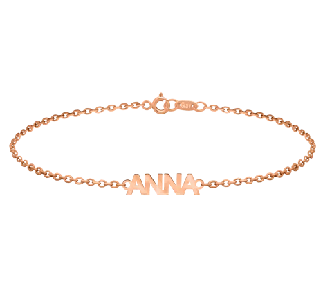 ZILIA My Name Gold 14K Bracelet