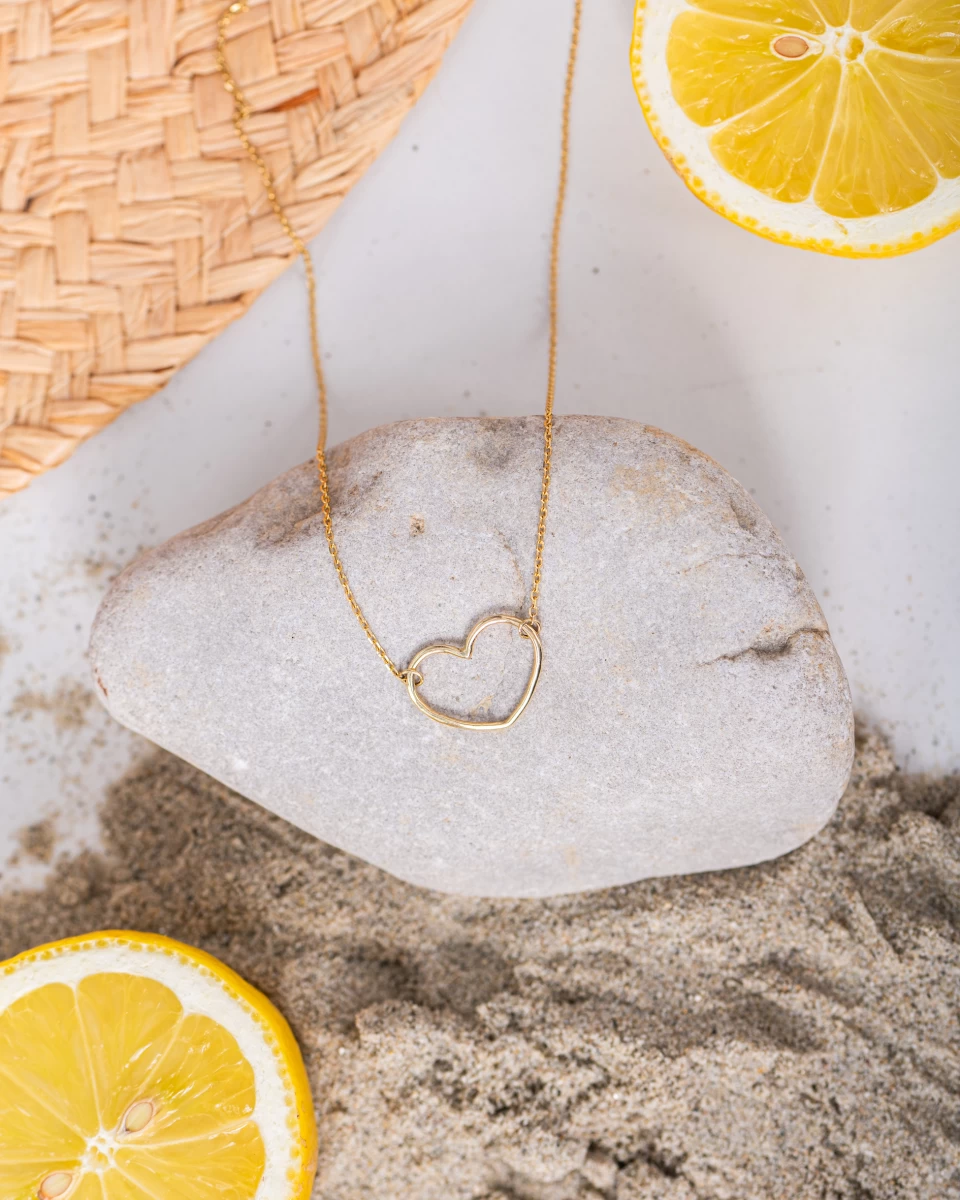 ZILIA Contour Heart Silver 925 Necklace