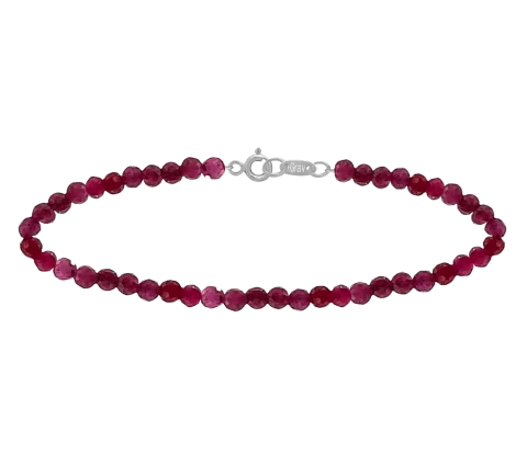 ZILIA Rayfield Ruby Silver 925 Bracelet