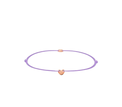 Zilia Baby Heart Gold 14K Thread Bracelet