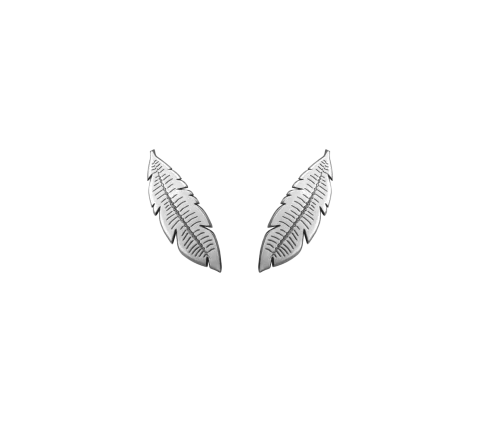 ZILIA Feather Silver 925 Earrings