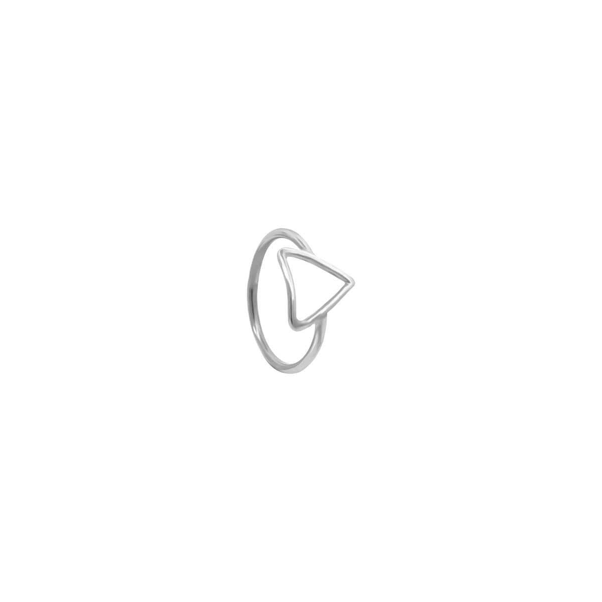 Triangle Contour Silver 925 Midi Ring