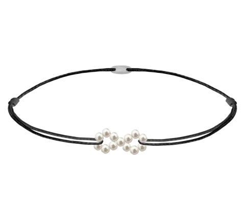 ZILIA Infinity Pearl Thread Bracelet
