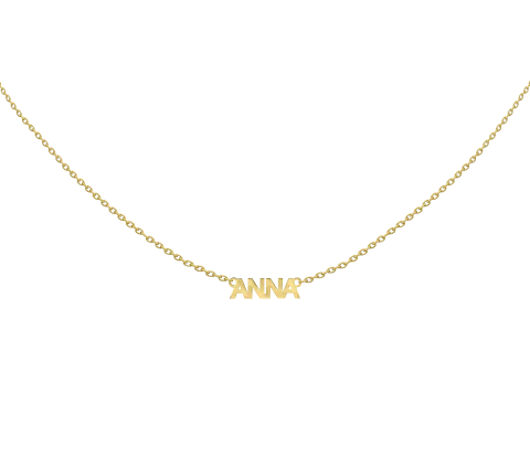 ZILIA My Name Gold 14K Necklace