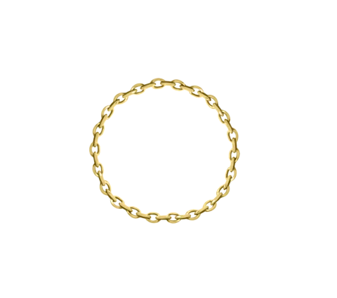 ZILIA Anchor Chain Gold 14K Ring