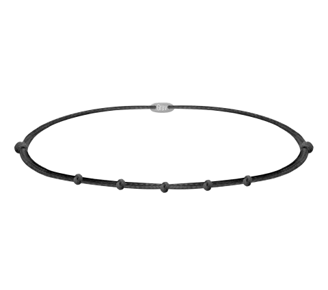 Zilia Black 7 Knots Thread Bracelet