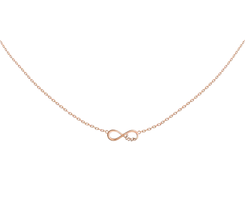 ZILIA Infinity Love Gold 14K Necklace