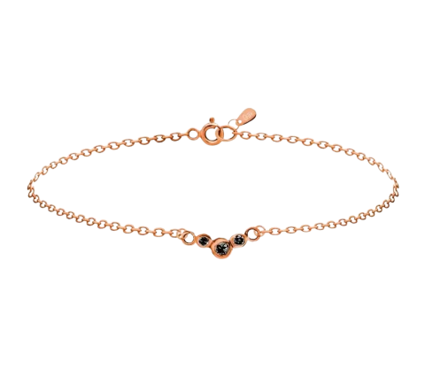 ZILIA Chloee 3 Curve Gold 14K Bracelet