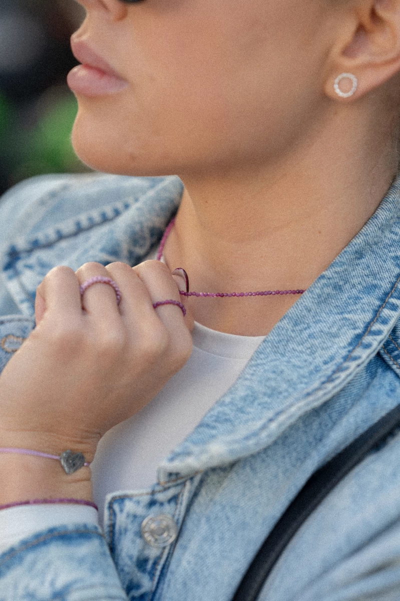 Ruby Silver 925 Necklace