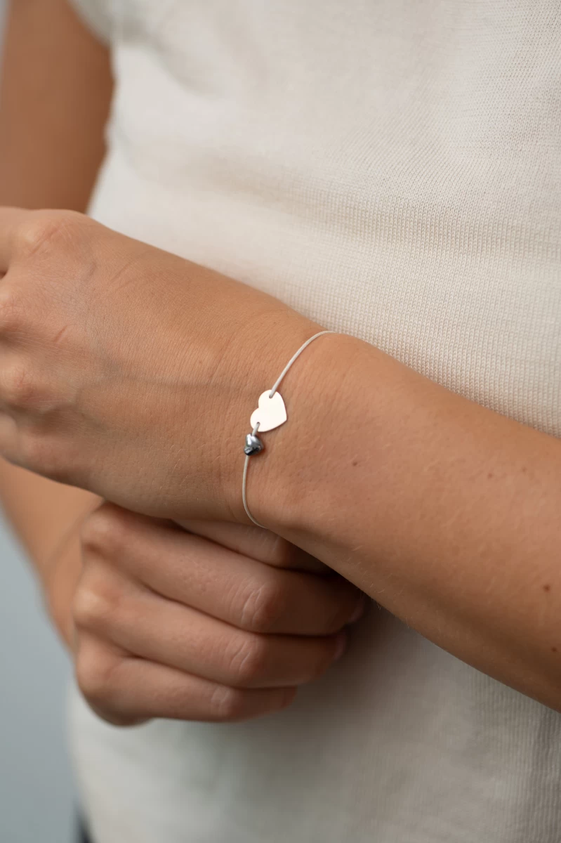 ZILIA Heart Gold 14K Thread Bracelet