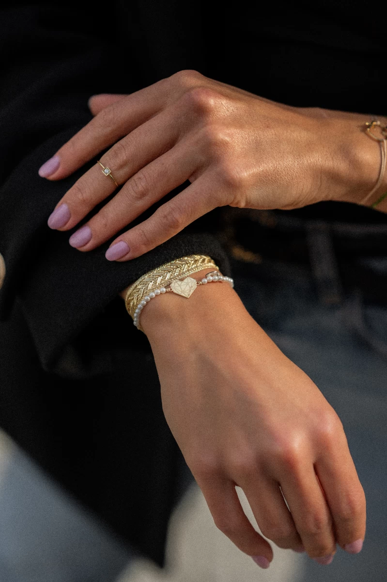 Zircon Rose Gold 14K Ring