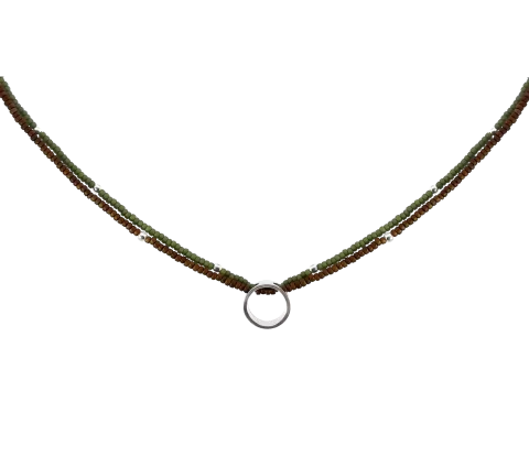 ZILIA Design Fall Circle Silver 925 Necklace