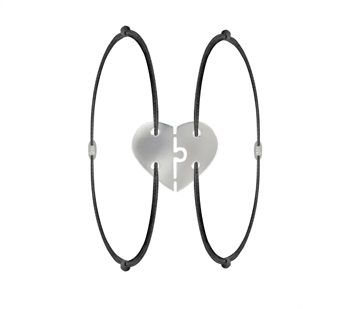 Love Puzzle Silver Bracelet