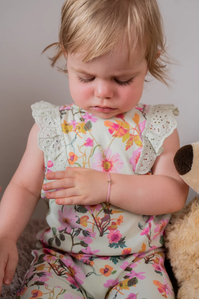 Angel Contour With Glory Baby Silver 925 Thread Bracelet