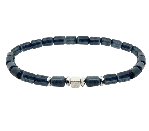 ZILIA Jasper Men 3 Silver 925 Bracelet