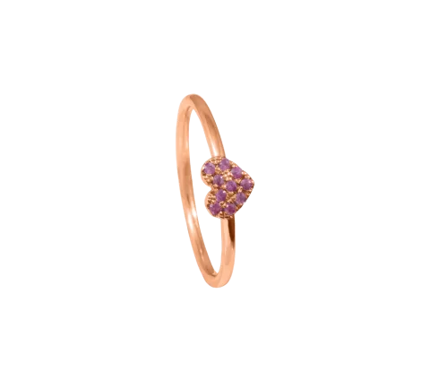 ZILIA Pink Sapphire Gold 14K Ring