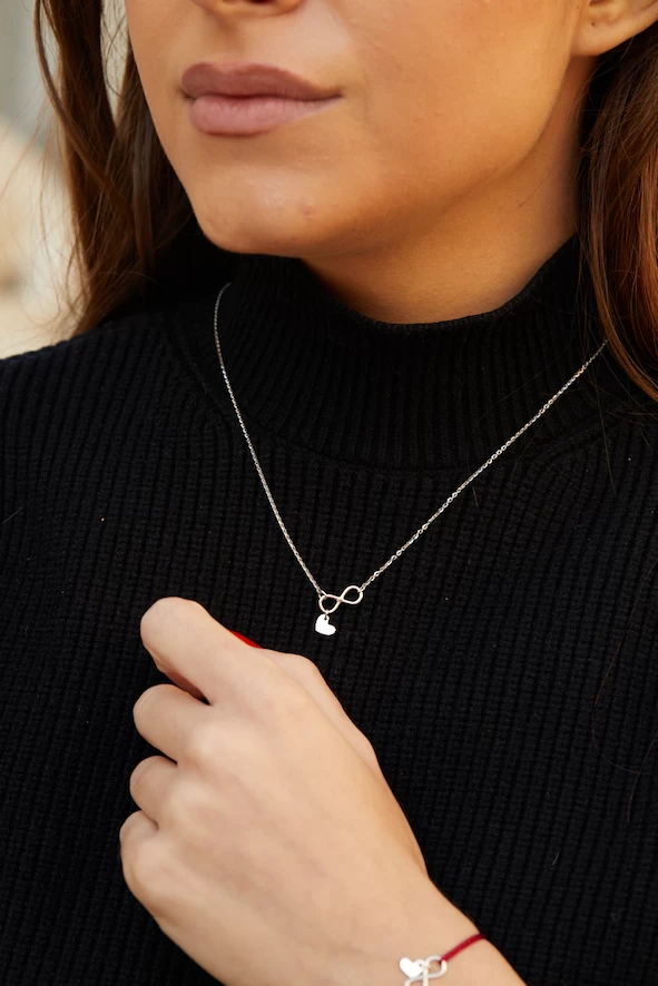 ZILIA Infinity Heart Silver 925 Necklace