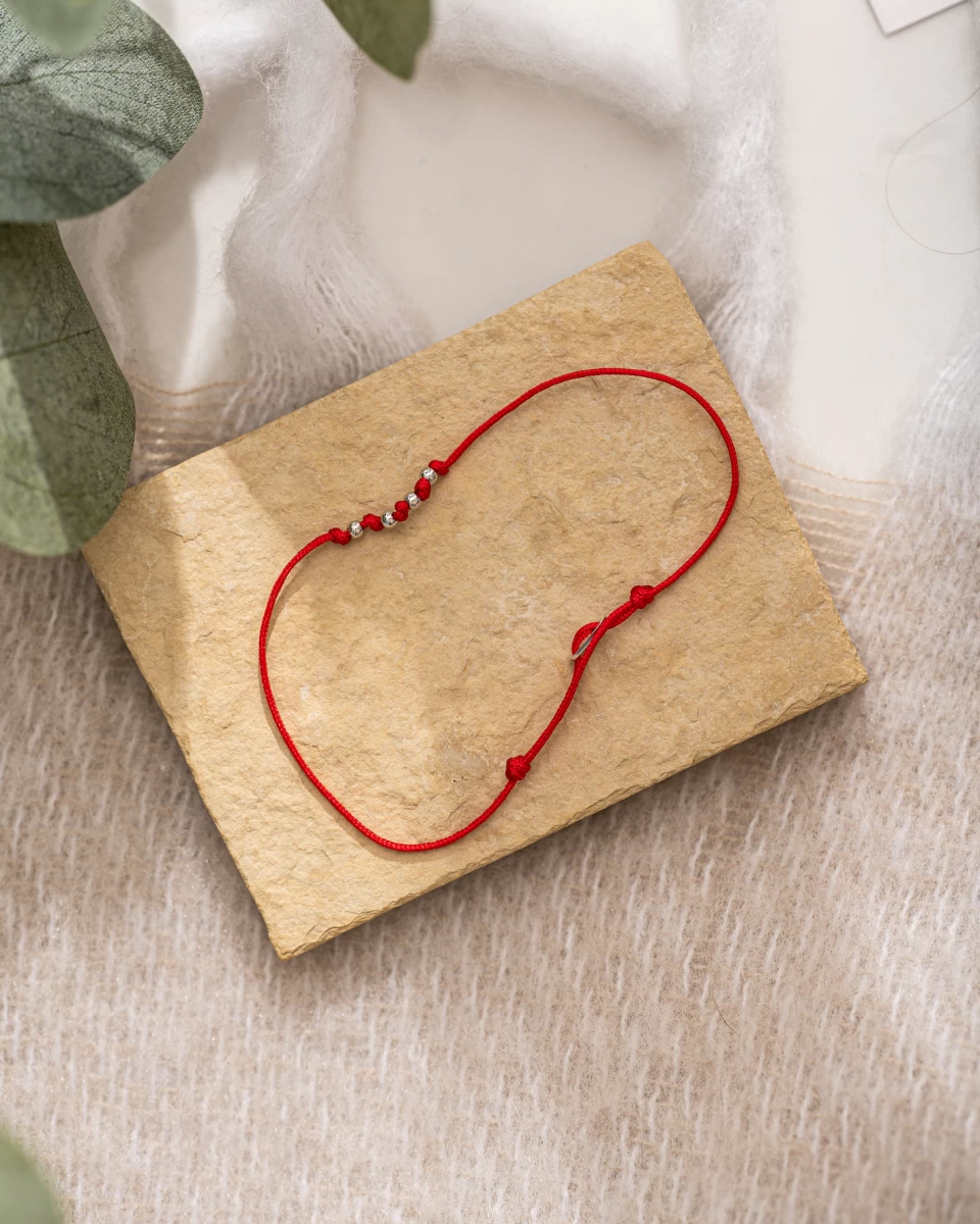 ZILIA Red Protective Baby Silver 925 Thread Bracelet