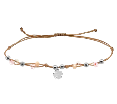 ZILIA Macrame Candy Luck Silver 925 Bracelet