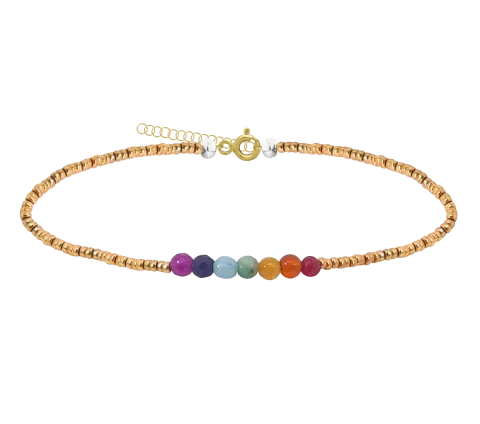 ZILIA 7-Chakra Silver 925 Bracelet